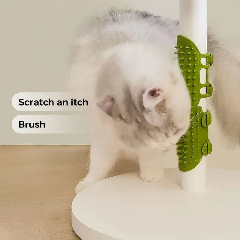 Interactive Cat Self-Groomer Massager
