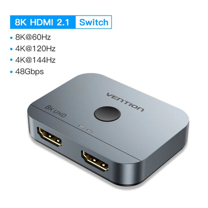 Vention Bi-Directional HDMI Switch 4K 8K