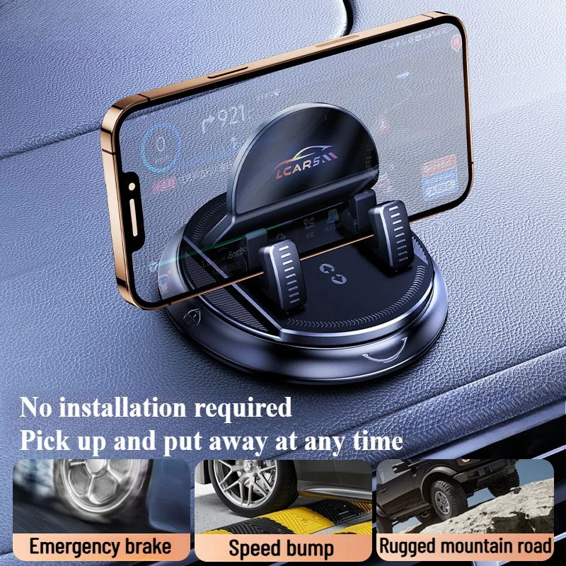 Foldable Swivel Dashboard Phone Holder Stand