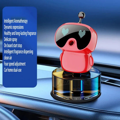 AI Robot Car Aromatherapy Diffuser USB Rechargeable