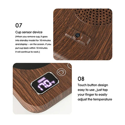 Smart Mug Warmer LCD Display Auto Shut-Off