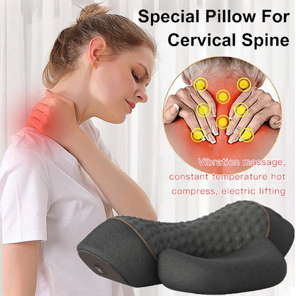 TheraNeck™ Heated Cervical Massager Pillow – Spine & Sleep Support