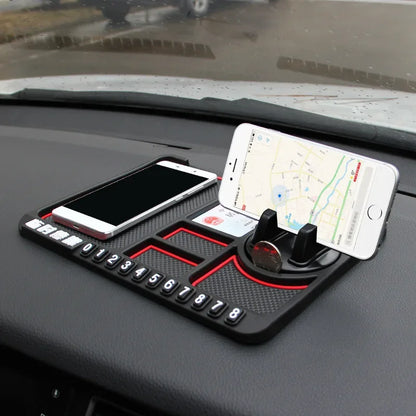 Car Non-Slip Mat Built-In Phone Holder