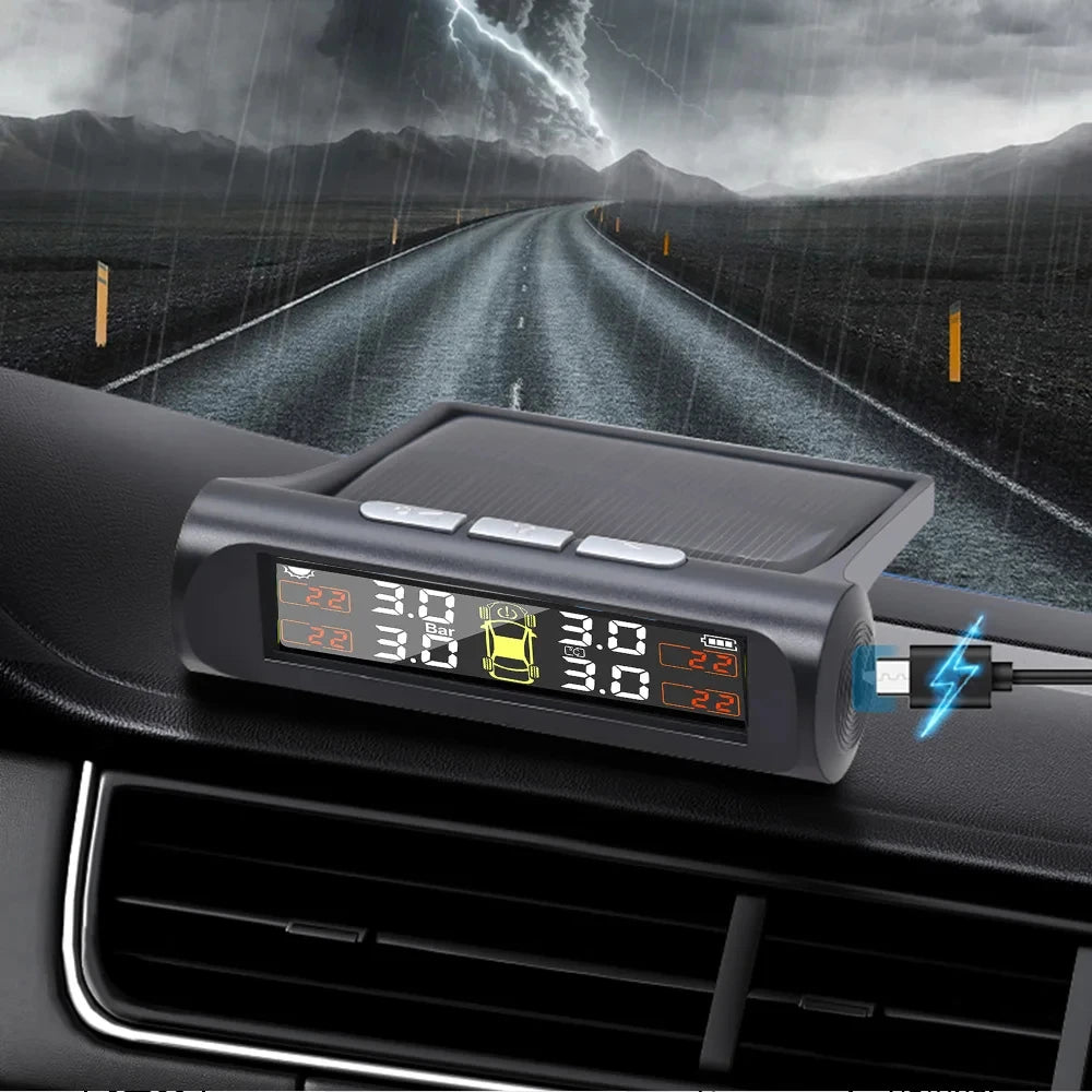 Solar TPMS with 4 External Sensors