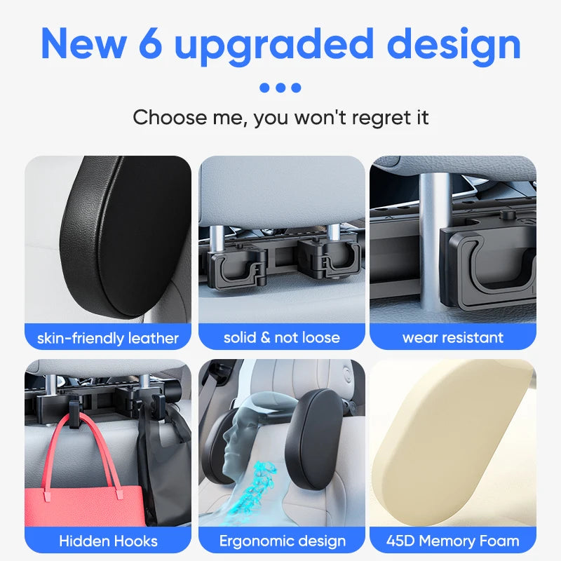 360° Adjustable Car Headrest Neck Pillow