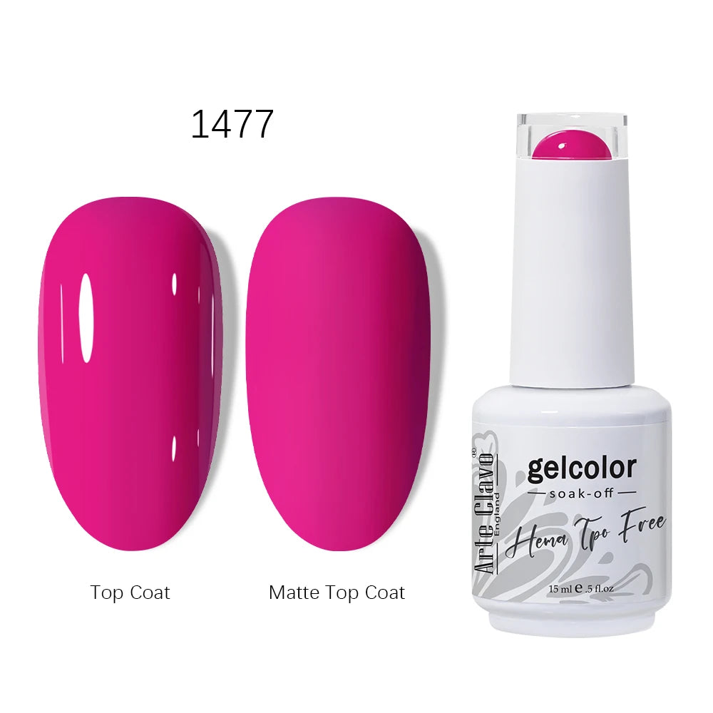 Pink Reflective Gel Nail Polish