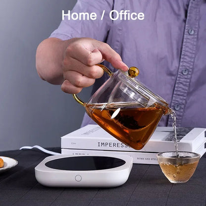 Electric Mug Warmer Adjustable Temperature Heating Plate