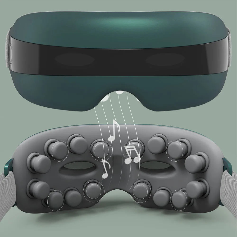 4D Smart Eye Massager – Airbag Vibration & Bluetooth Music Therapy