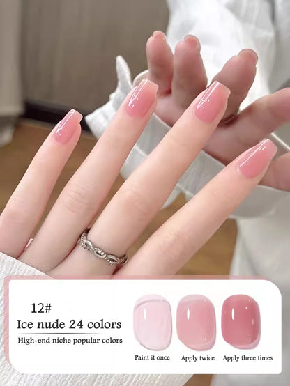 Milk White Jelly Gel Polish