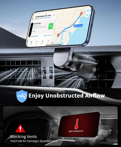 MagSafe Qi2 25W Magnetic Car Mount Charger