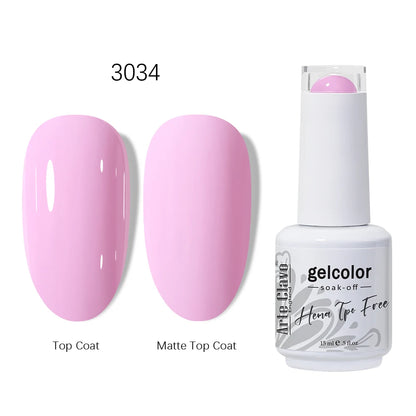 Pink Reflective Gel Nail Polish