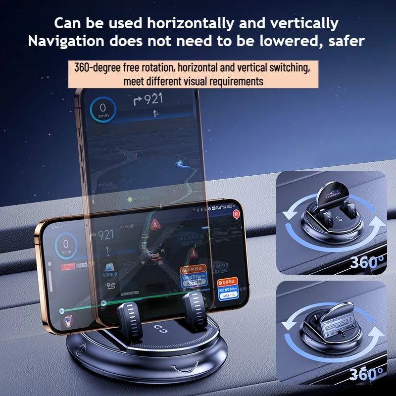 Foldable Swivel Dashboard Phone Holder Stand