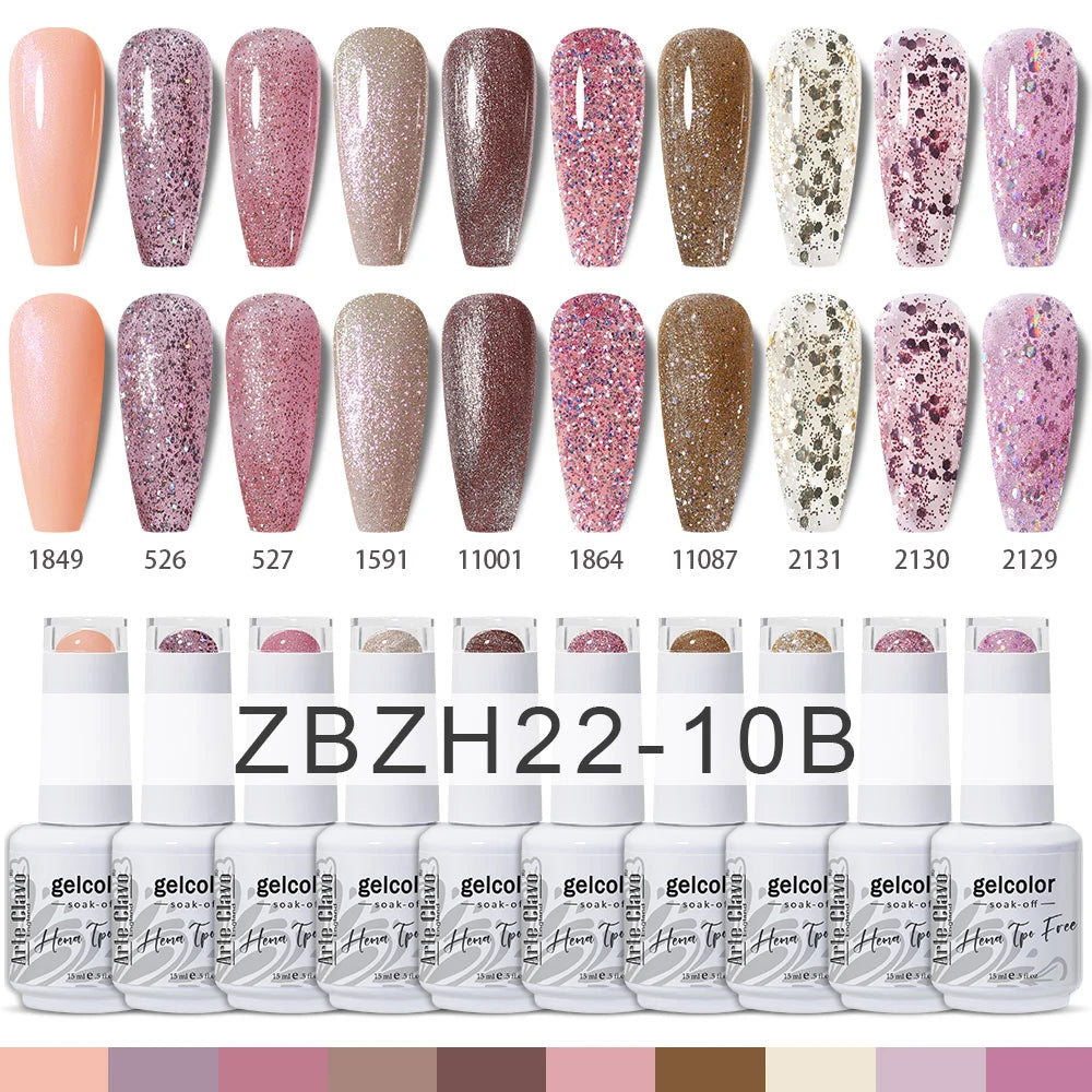 Pink Reflective Gel Nail Polish