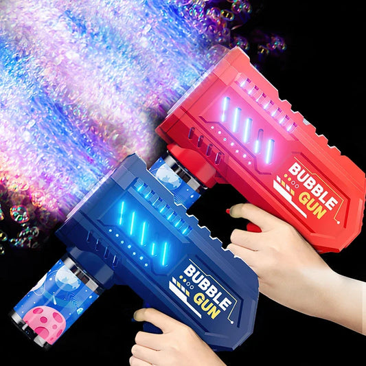 Electric Bubble Gun Glowing Light-Up Toy
