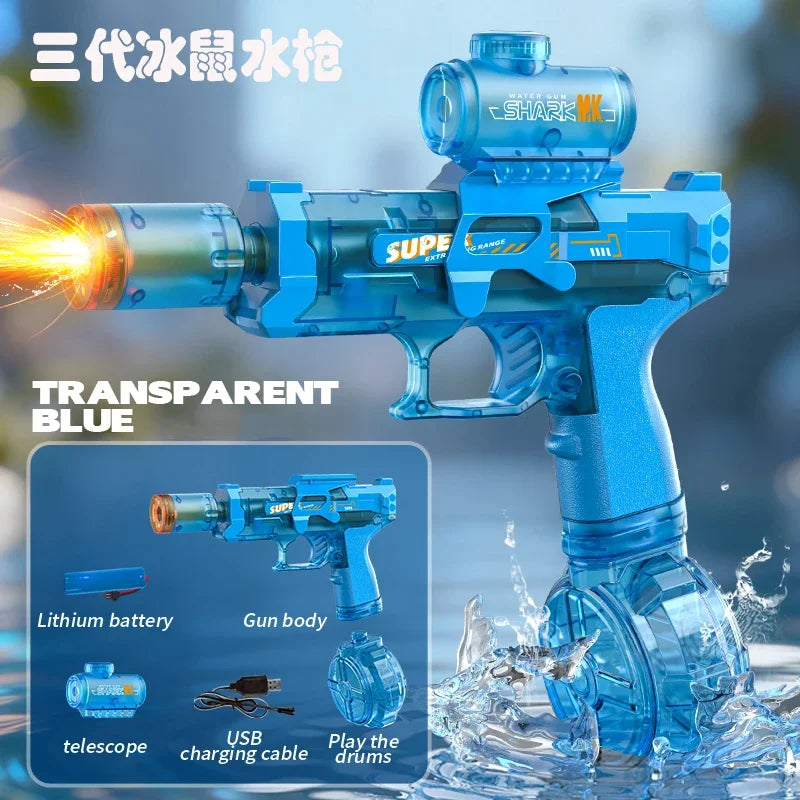Recoil Electric Water Gun LED Sensor