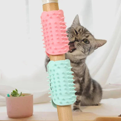 Interactive Cat Self-Groomer Massager