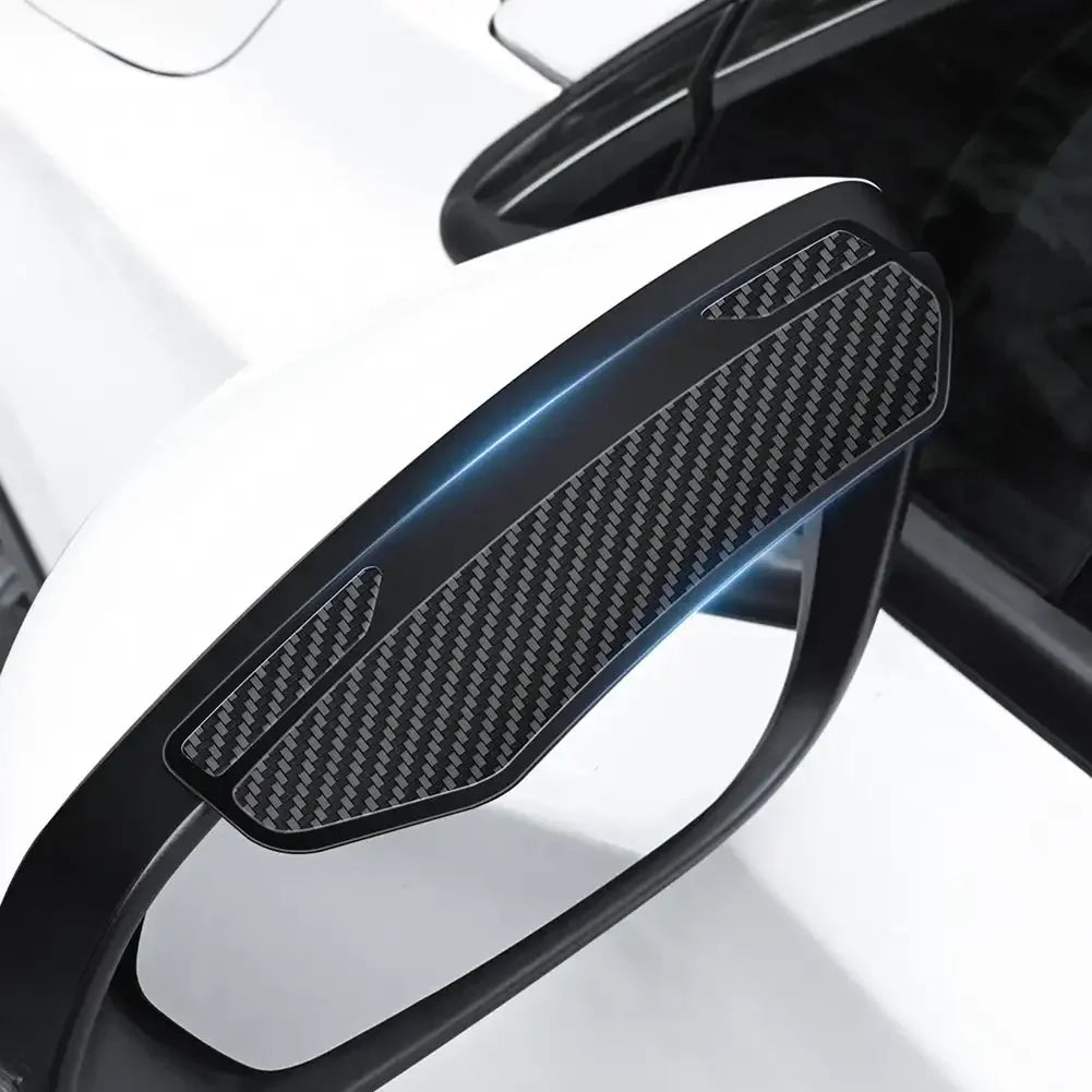 Carbon Fibre Car Mirror Rain Guard Eyebrows