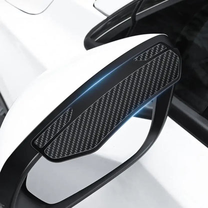 Carbon Fibre Car Mirror Rain Guard Eyebrows