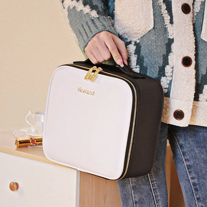 LED Lighted Makeup Case with Mirror Travel Bag