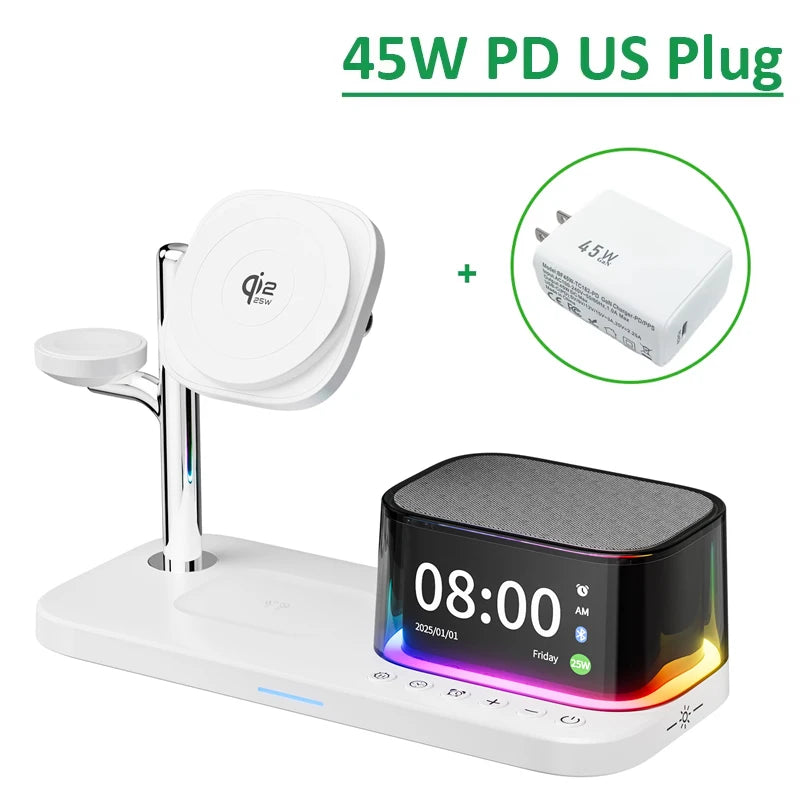 Qi2 25W 5-in-1 Wireless Charging Station