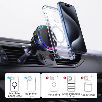 HaaYot Qi2 25W Ice-Cooling Wireless Car Charger