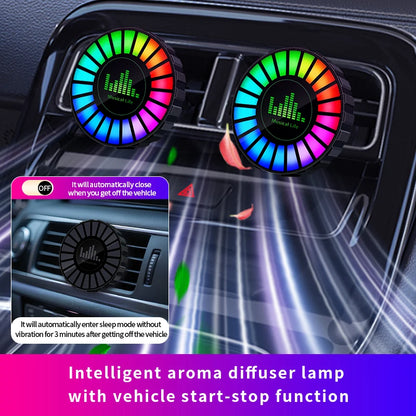 RGB Sound-Reactive Car Air Freshener