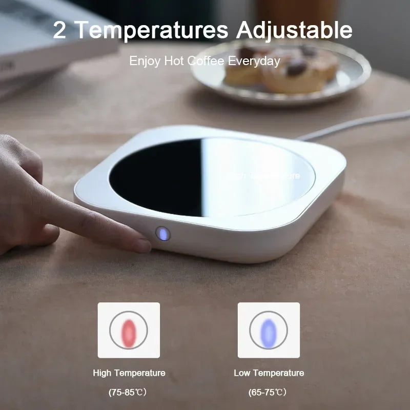 Electric Mug Warmer Adjustable Temperature Heating Plate