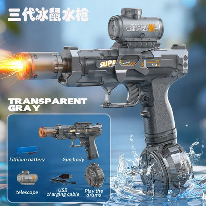 Recoil Electric Water Gun LED Sensor