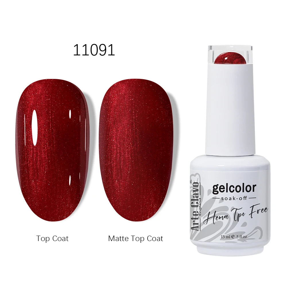 Pink Reflective Gel Nail Polish