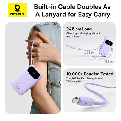 Baseus 45W Power Bank Built-in Cable