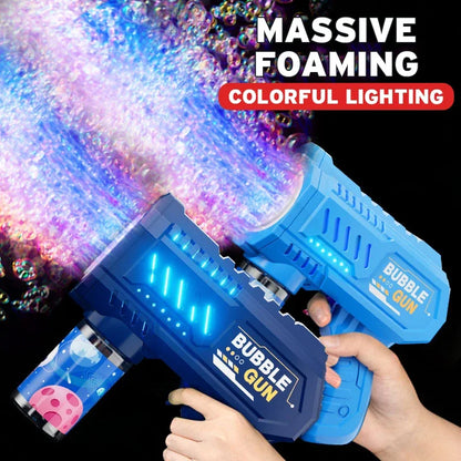 Electric Bubble Gun Glowing Light-Up Toy