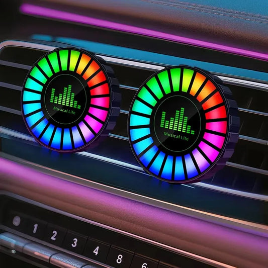 RGB Sound-Reactive Car Air Freshener