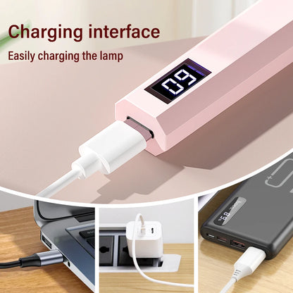 Collage of charging interfaces with power banks and cables on a neutral background.
