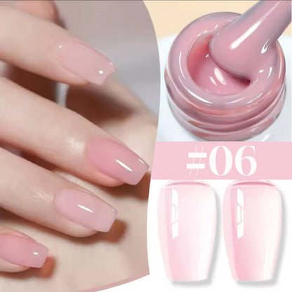 Milk White Jelly Gel Polish
