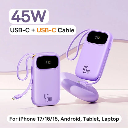 Baseus 45W Power Bank Built-in Cable