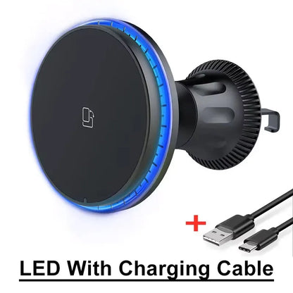 Magnetic Car Wireless Charger RGB LED