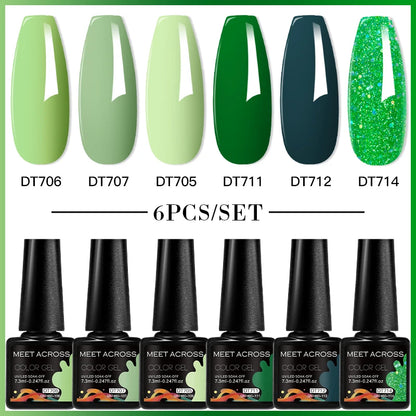 6pcs DIY Semi-Permanent Gel Polish Set