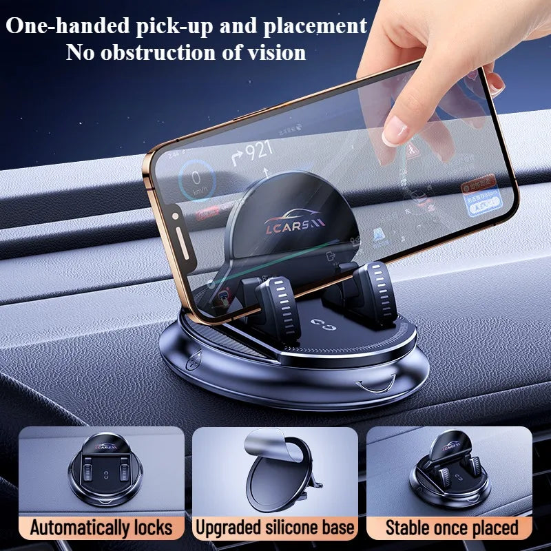 Foldable Swivel Dashboard Phone Holder Stand