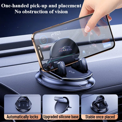 Foldable Swivel Dashboard Phone Holder Stand