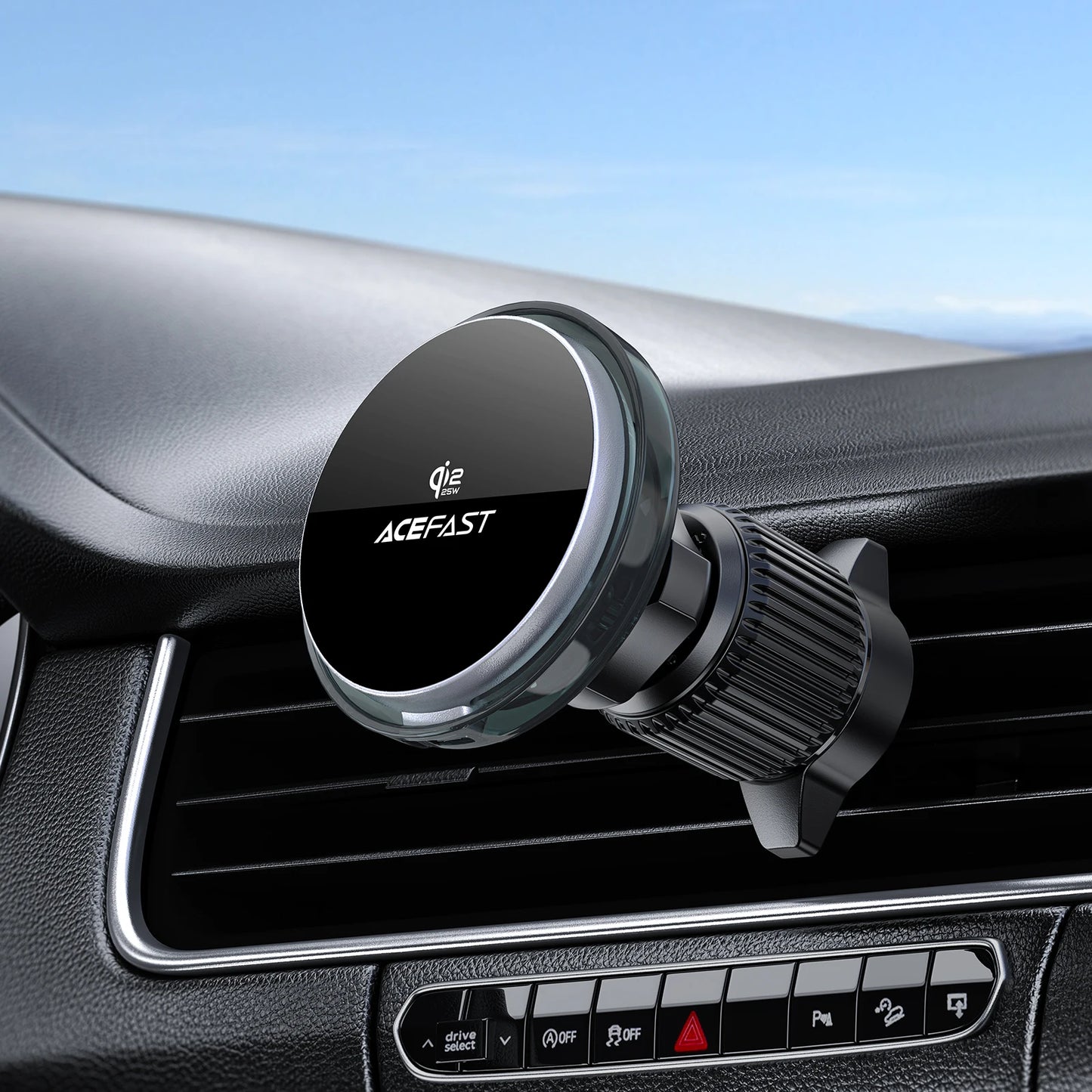 ACEFAST Qi2 25W Magnetic Wireless Car Charger