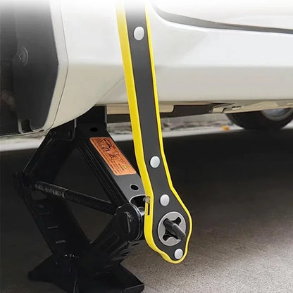 Dual-Head Car Jack Ratchet Wrench