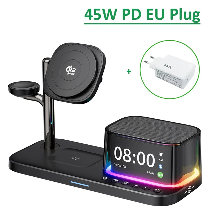 Qi2 25W 5-in-1 Wireless Charging Station
