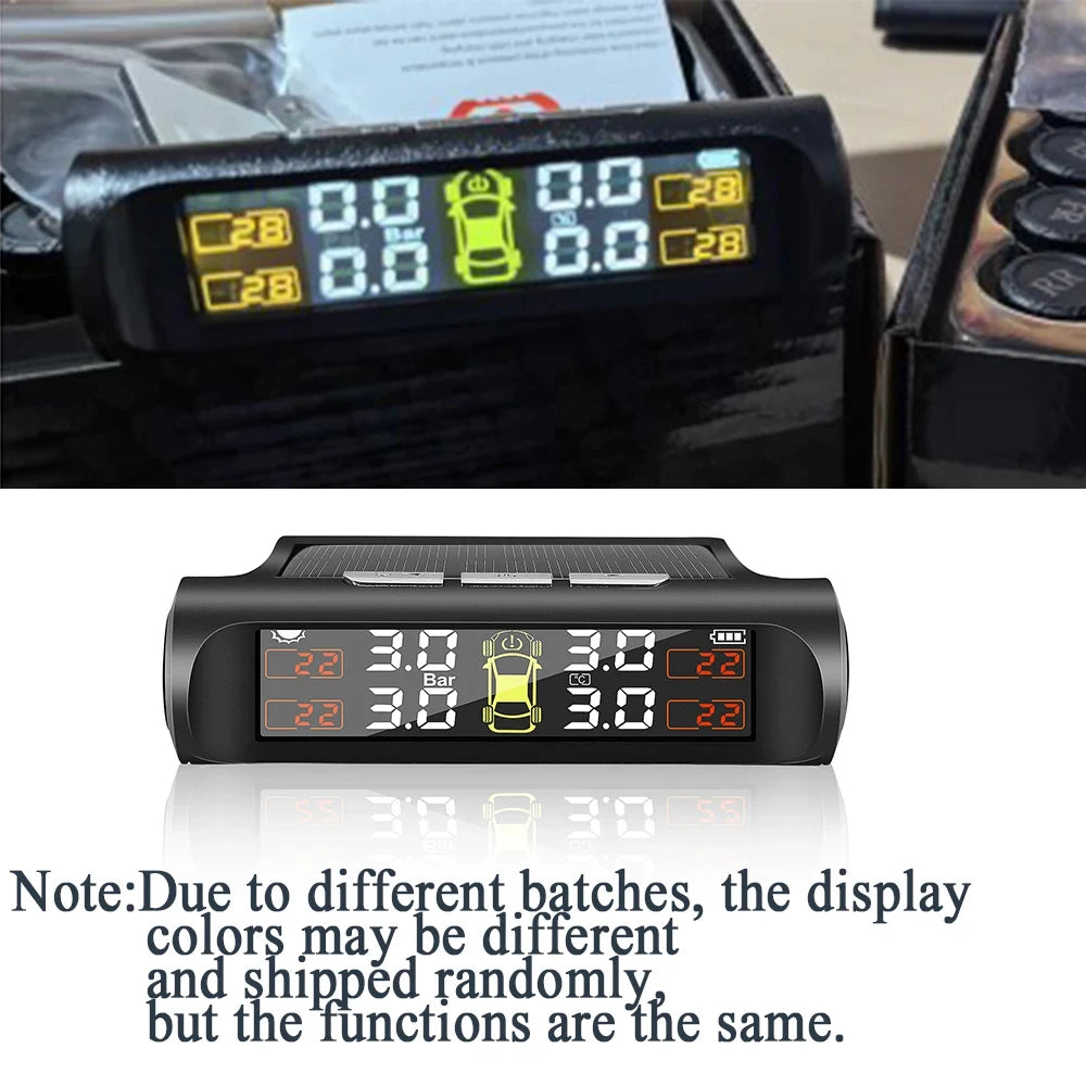 Solar TPMS with 4 External Sensors