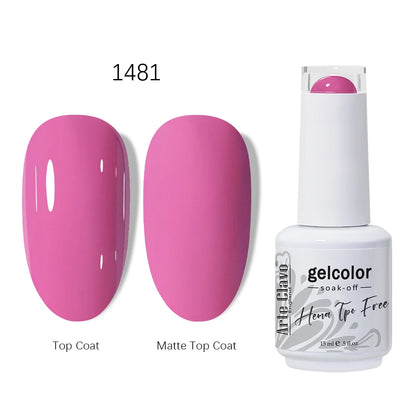 Pink Reflective Gel Nail Polish