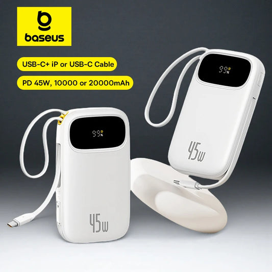 Baseus 45W Power Bank Built-in Cable