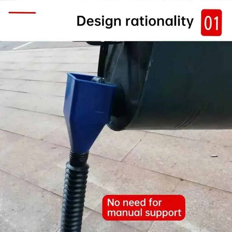 Flexible Fuel Funnel with Extension Hose