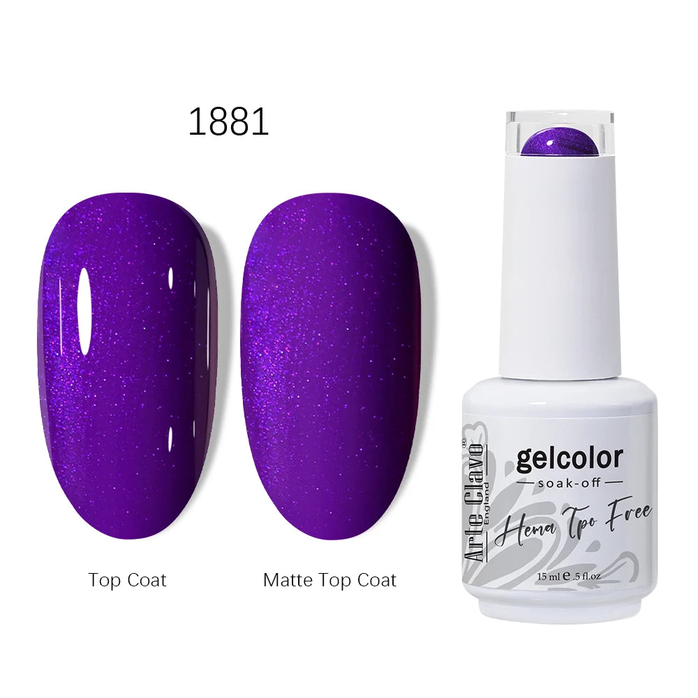 Pink Reflective Gel Nail Polish