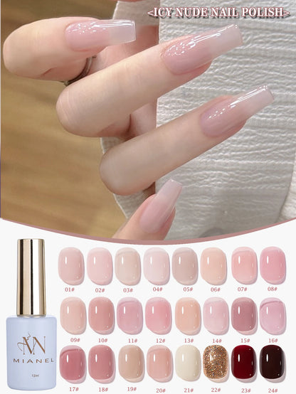Milk White Jelly Gel Polish