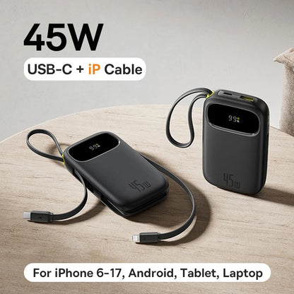 Baseus 45W Power Bank Built-in Cable