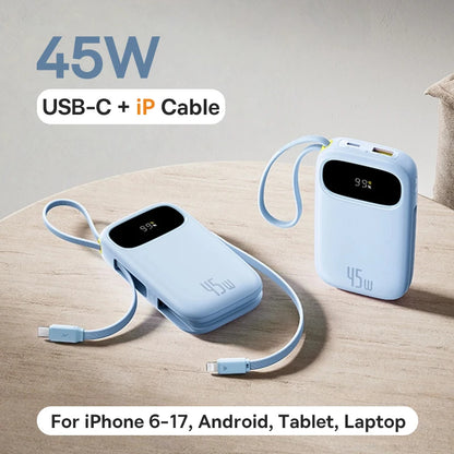 Baseus 45W Power Bank Built-in Cable
